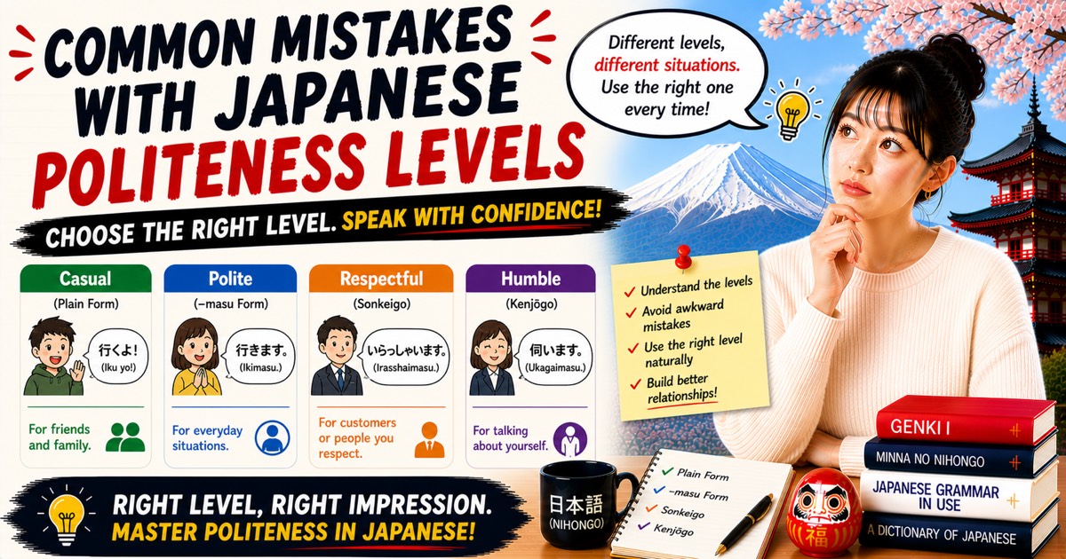 Inside Look: Common Japanese Mistakes and How to Fix Them