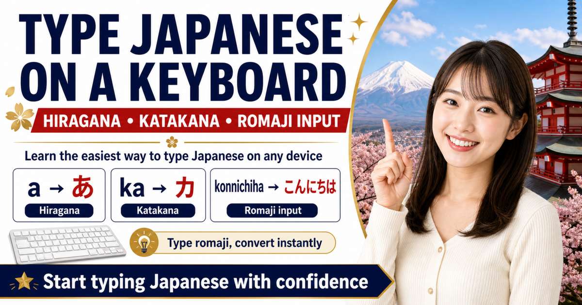Typing In Japanese How to Type Japanese on a Keyboard: Hiragana, Katakana, and Romaji ...
